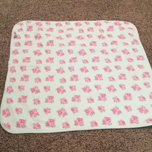 Baby girl receiving blanket